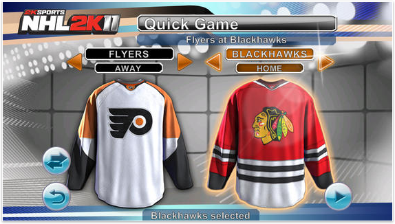 Обзор игры 2K Sports NHL 2K11 для iOS.