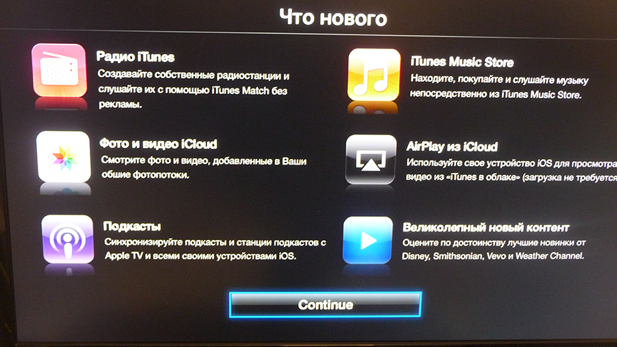 Краткий обзор новшеств в прошивке Apple TV 6.0.