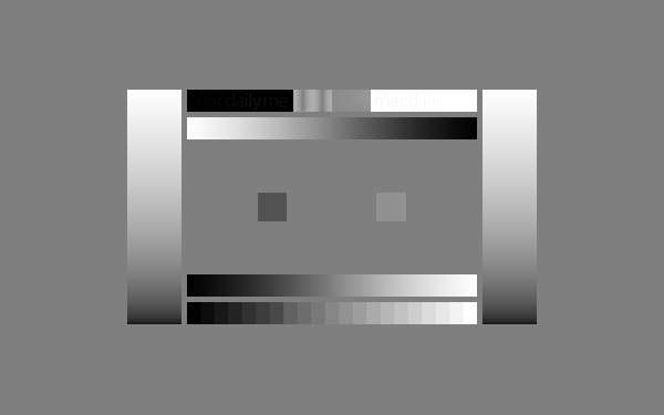 Изображение-схема для тестирования монитора