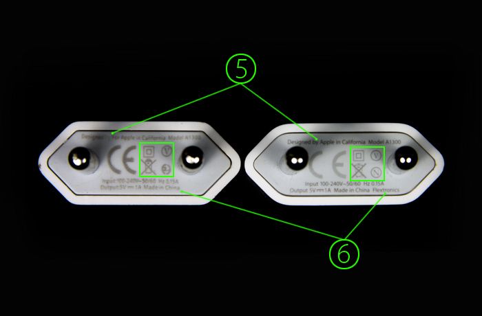 Сравнение оригинального зарядного устройства Apple USB Power Adapter MB707 с подделкой. Упаковка. Рабочий стол в Mac OS X Lion Developer Preview 2.